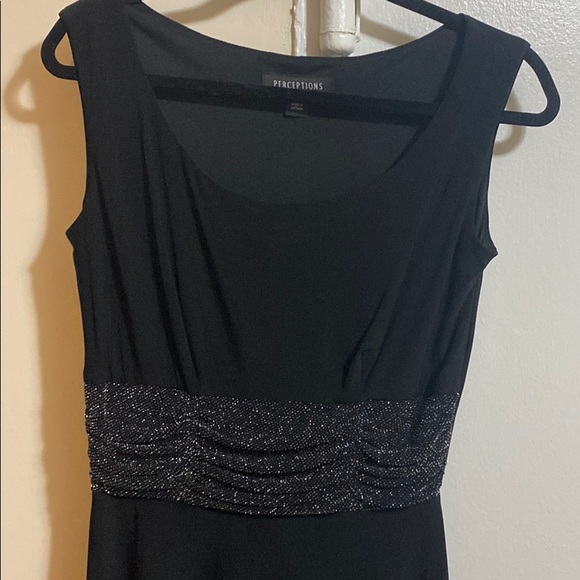 Perceptions Tank Black Dress - Picture 2 of 2